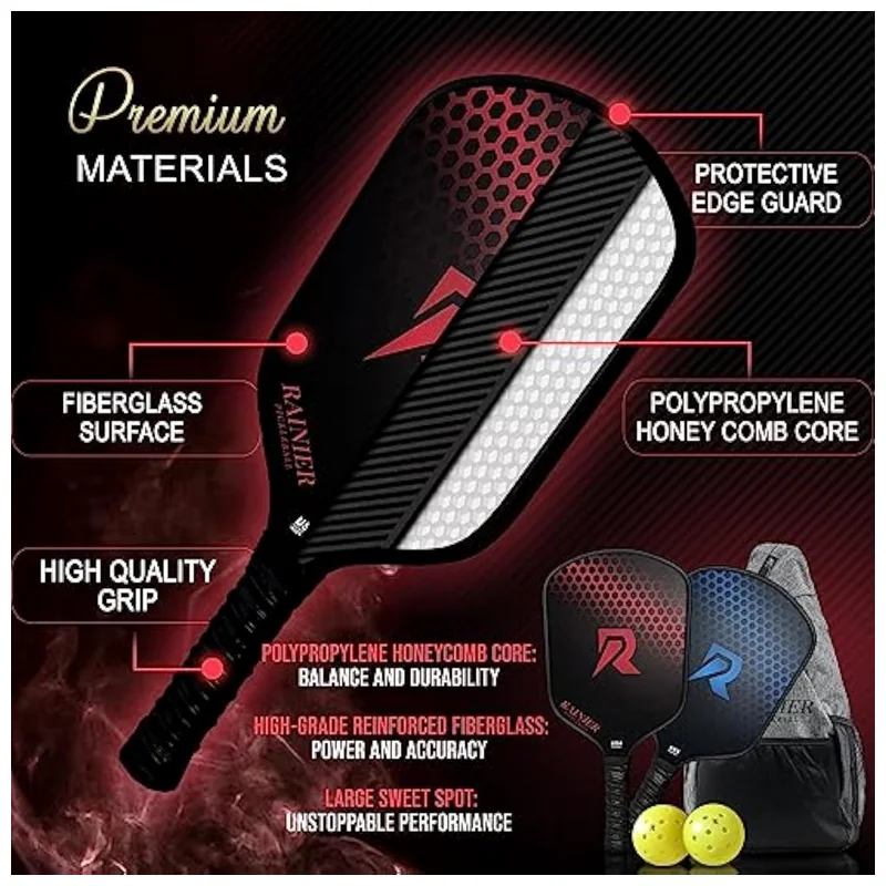 USAPA certification badge on paddle surface