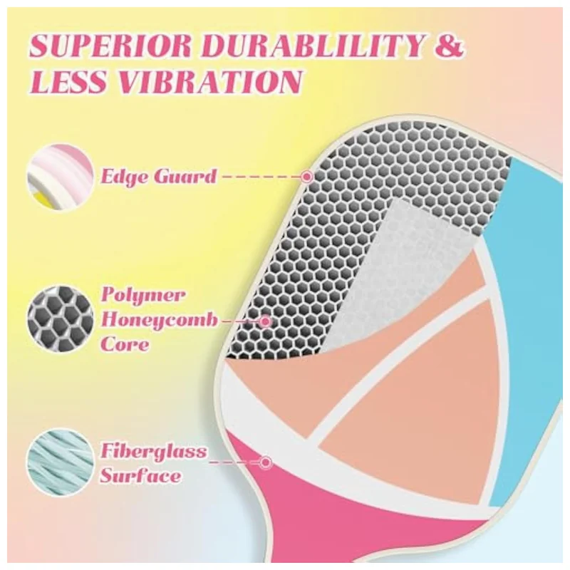 USAPA approval label on pickleball paddle edge