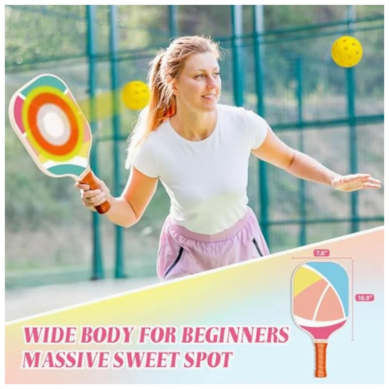 hand gripping pickleball paddle showing textured ribbed handle