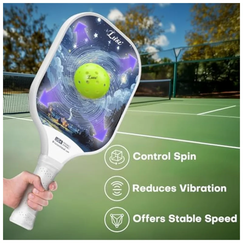 T700 carbon fiber paddle face close-up showing sandblasted texture