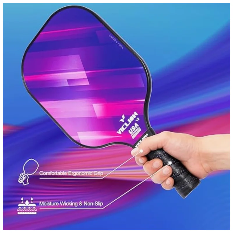 USAPA approval label on carbon fiber paddle