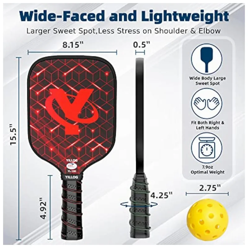 USAPA certification badge on paddle surface