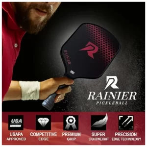 16mm Fiberglass Pickleball Paddles Set featuring Sling Carry Bag | USAPA Approved | Custom Logo