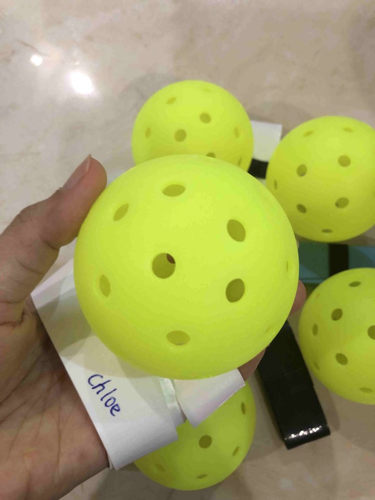 X-40 Pickleball 40-Hole Detail