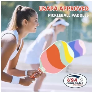 Mayboom USAPA Approved Fiberglass Pickleball Rackets with Carry Bag | Wholesale Bulk Supply