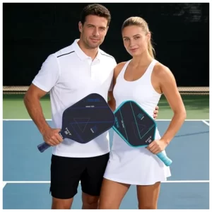 16mm Carbon Fiber Pickleball Paddles featuring Forceful Spin and Power Control | USAPA Approved