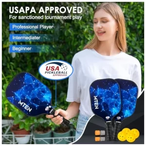 USAPA Approved Fiberglass Surface Pickleball Rackets optimized for Beginners and Pros | Low MOQ