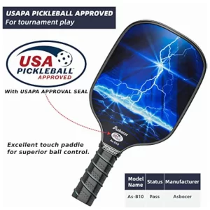 USAPA Approved Fiberglass Pickleball Set of 2 with 4 Balls and Cooling Towels | Custom Design